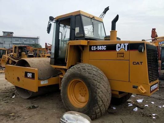চীন শুঁয়োপোকা CS-583C সেকেন্ড হ্যান্ড রোড রোলার সরবরাহকারী
