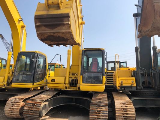 5.5 কিলোমিটার / এইচ গতি 107KW PC220-7 ক্রলারের ব্যবহৃত কোমাটসু খননকারক সরবরাহকারী