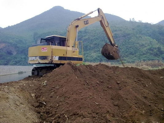 2002 বছর 80.3kw 0.5cbm বালতি E120B ব্যবহৃত CAT খননকারী সরবরাহকারী