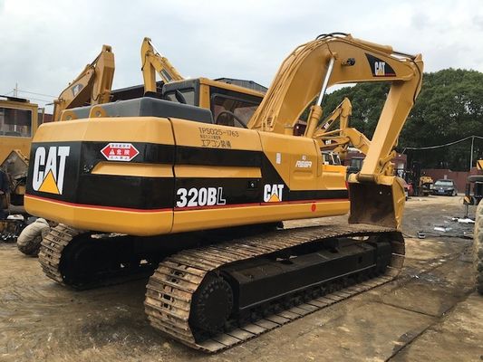 মিনি 1.3m3 / 2.1m3 বালতি 320 বিএল ব্যবহৃত শুঁয়োপোকা খননকারীর সরবরাহকারী