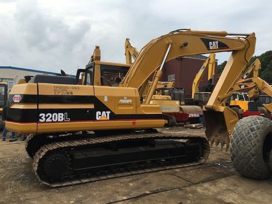 মিনি 1.3m3 / 2.1m3 বালতি 320 বিএল ব্যবহৃত শুঁয়োপোকা খননকারীর সরবরাহকারী