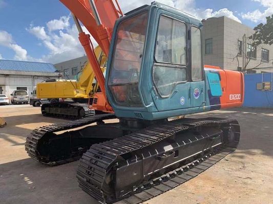 কাজের সময় 4074 ঘন্টা 0.8cbm EX200-3 হিটাচি খননকারীর ব্যবহার সরবরাহকারী