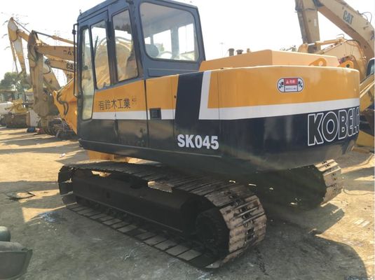 0.5 মি 3 বালতি 12ton এসকে045 সেকেন্ড হ্যান্ড কোবেলকো খননকারী সরবরাহকারী