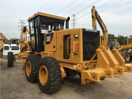 123KW 2000rpm পাওয়ার ক্যাটারপিলার 12 এইচ রোড গ্রেডার ব্যবহৃত সরবরাহকারী