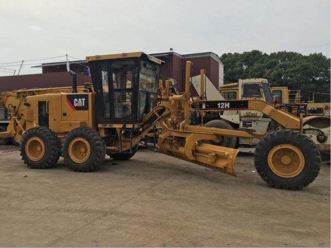 123KW 2000rpm পাওয়ার ক্যাটারপিলার 12 এইচ রোড গ্রেডার ব্যবহৃত 1