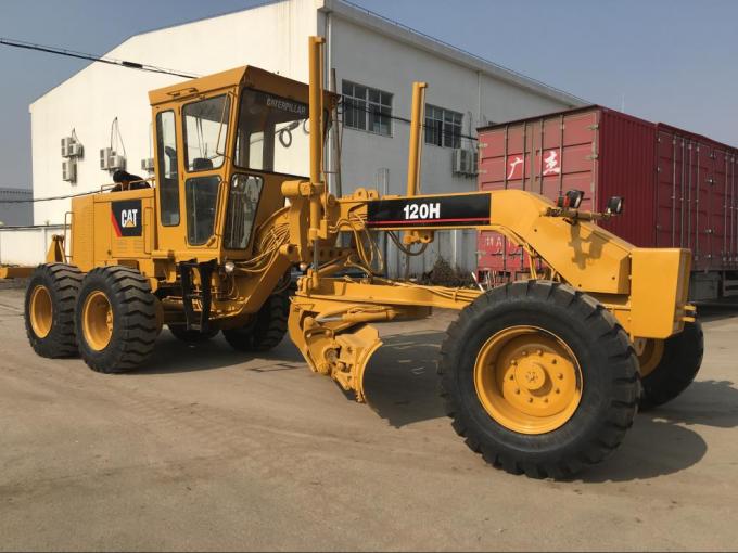 10.3L স্থানচ্যুতি 21000 কেজি কেটারপিলার 120 এইচ মোটর গ্রেডার ব্যবহৃত হয়েছে 0