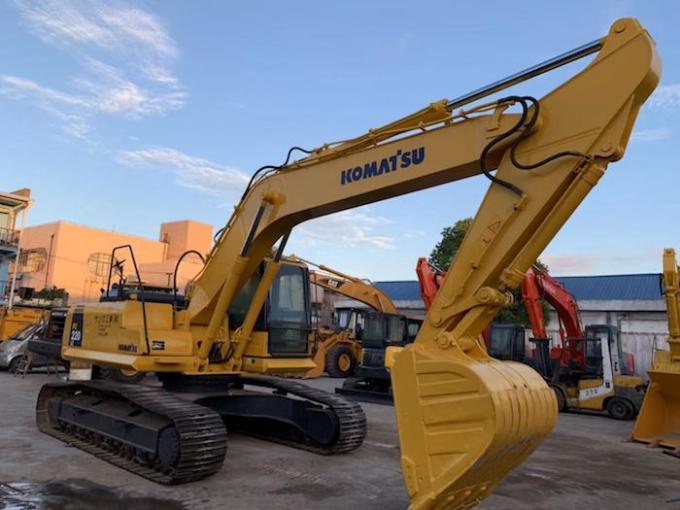 6.7L স্থানচ্যুতি 134kw কোমাতসু PC220-8 22 টি সেকেন্ড হ্যান্ড ডিগগার gers 0